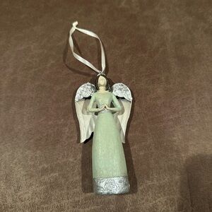 Mint Green Angel Ornament